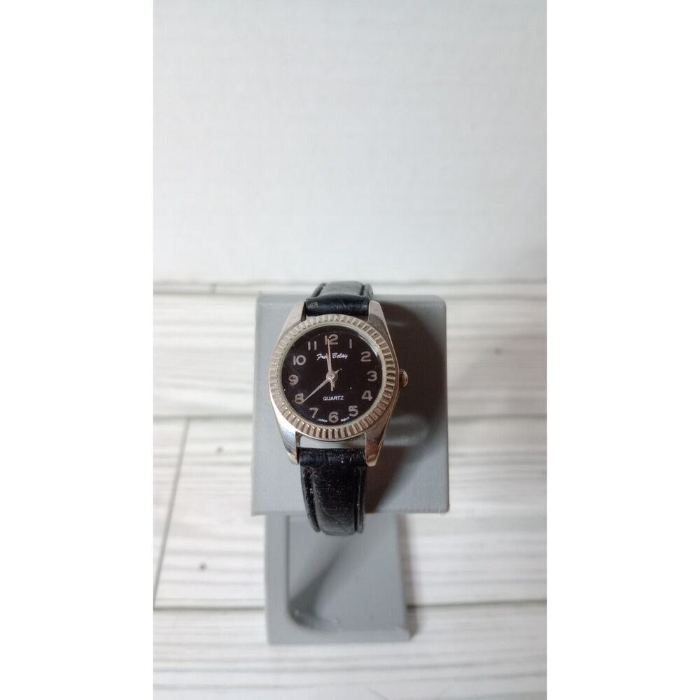 Vintage Fred Belay Women's Watch Skinny Genuine Leather Band